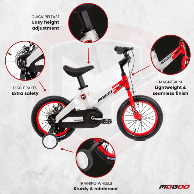 Mogoo Spark Kids Magnesium Bike |12”|14”|16”