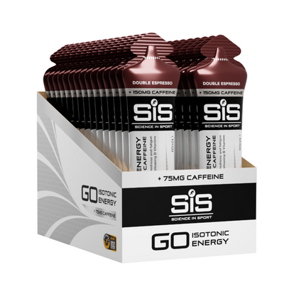 Science in Sport GO + Double Espresso Caffeine Gels 60ml