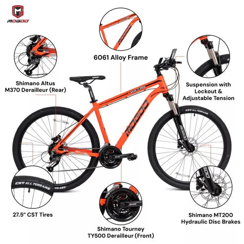 Mogoo Vulcan 27.5" Mountain Bike