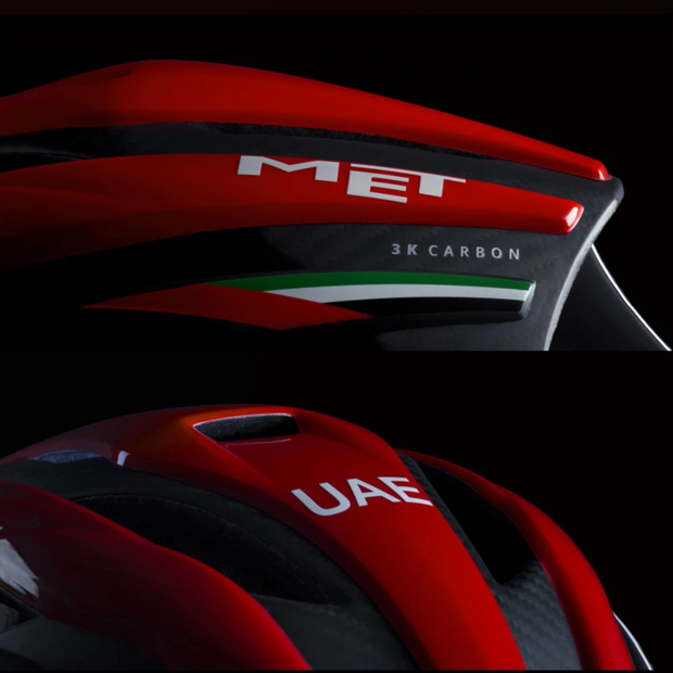 Met Trenta 3K Carbon helmet – Team UAE Unique Style