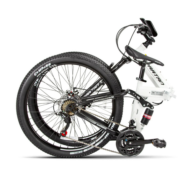Spartan 26” Alpha Dual Suspension Folding Bike