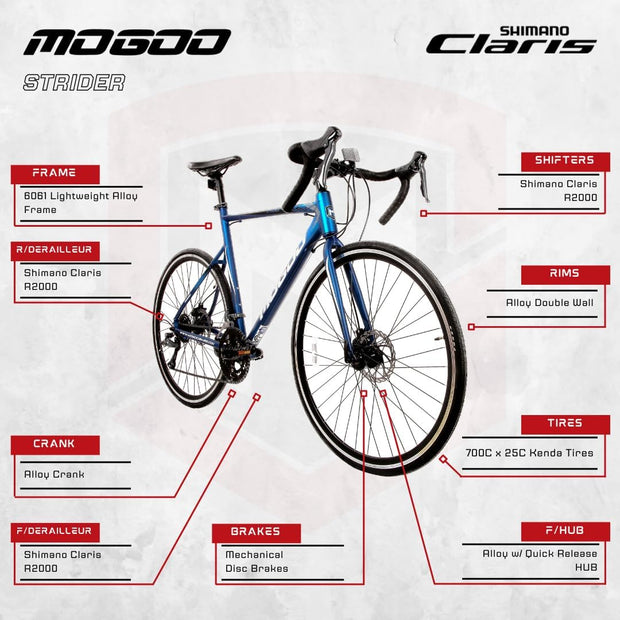 Mogoo Strider 700C Road Bike