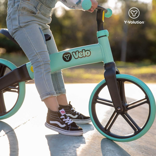 Yvolution Y Velo Senior Balance Bike |12" No-Pedal Training Bicycle for Children Ages 3,4,5 Years