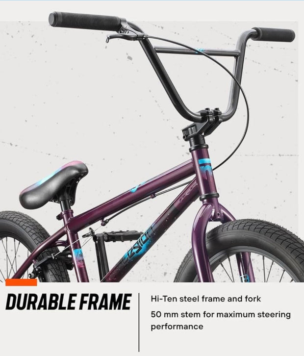 MONGOOSE LEGION L40 FREESTYLE BMX BIKE BLACK 20"