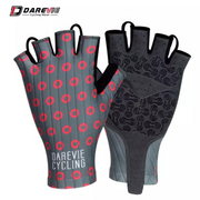 DAREVIE HALF FINGER CYCLING GLOVES BLUE