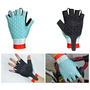 DAREVIE HALF FINGER CYCLING GLOVES BLUE
