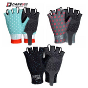 DAREVIE HALF FINGER CYCLING GLOVES BLUE