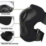 SPARTAN KNEE & ELBOW PADS AND WRIST PROTECTIVE SET