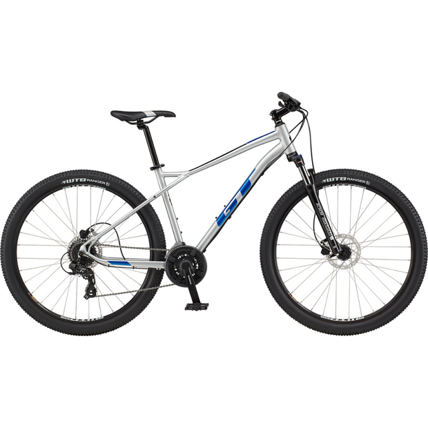 Gt men s aggressor expert hardtail 29 mountain bike silver Buy Online London Bikes